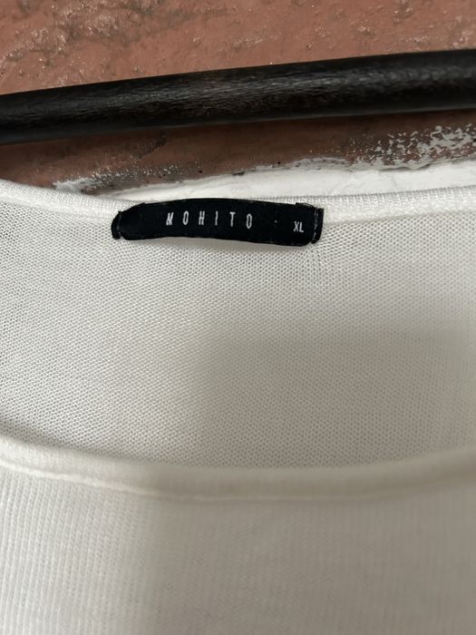 Bluzka damska Mohito ombre niebieski bialy