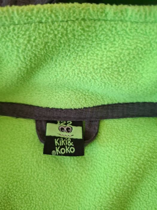 2 Kurtki chłopięce  r.122 softshell/przeciwdeszczowa