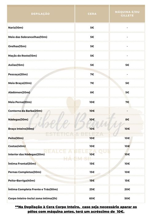 Depilação Corporal Masculina