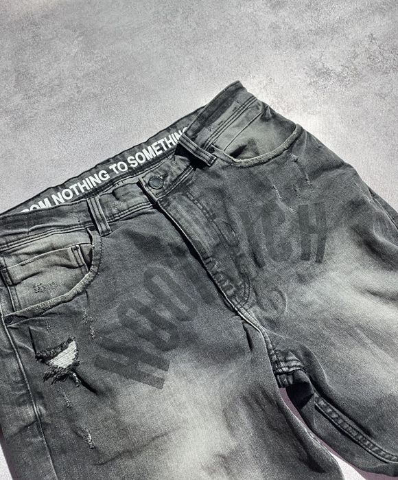 джинсы в стиле drip от бренда Hoodrich jeans