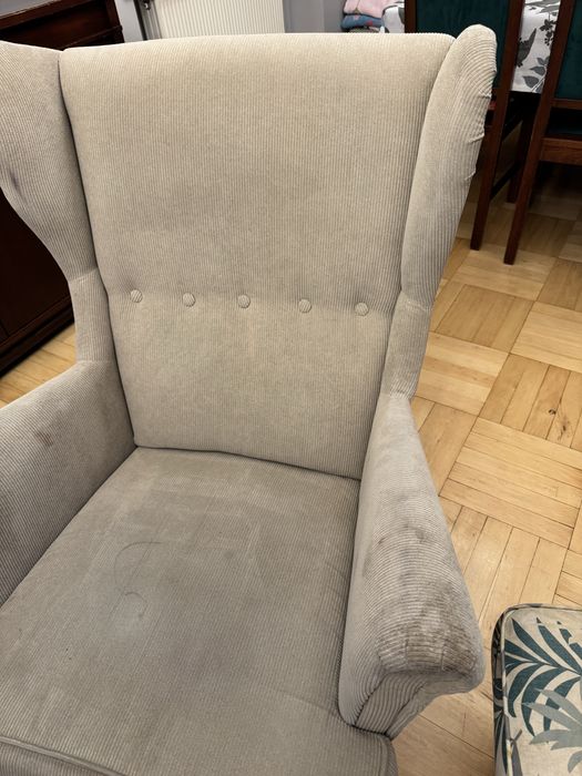 Używany fotel z Ikea
