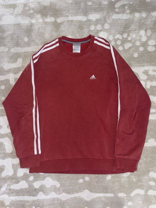 красная кофта свитшот адидас adidas