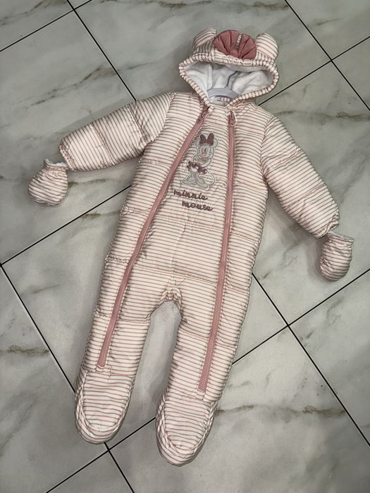 Зимний теплый комбинезон Minnie Mouse Disney 12-18-24 мес (80-86-92см)