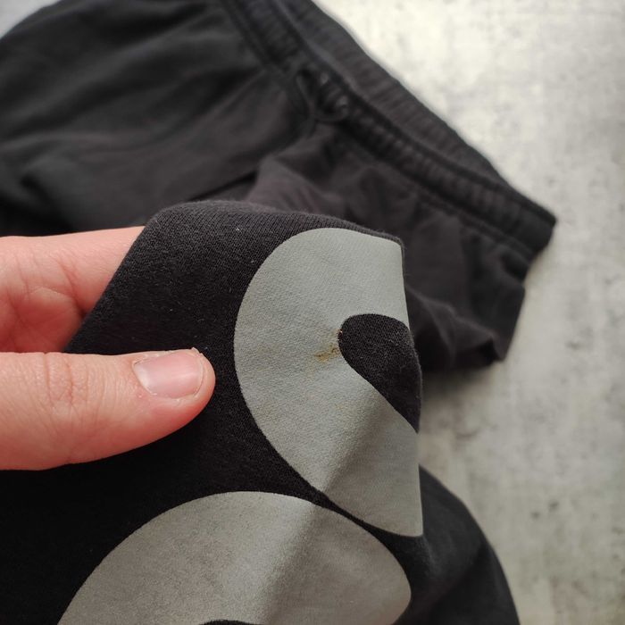 MĘSKIE Spodnie Dresowe Dresy Czarne Bawełna Duże Logo Nike Just Do It