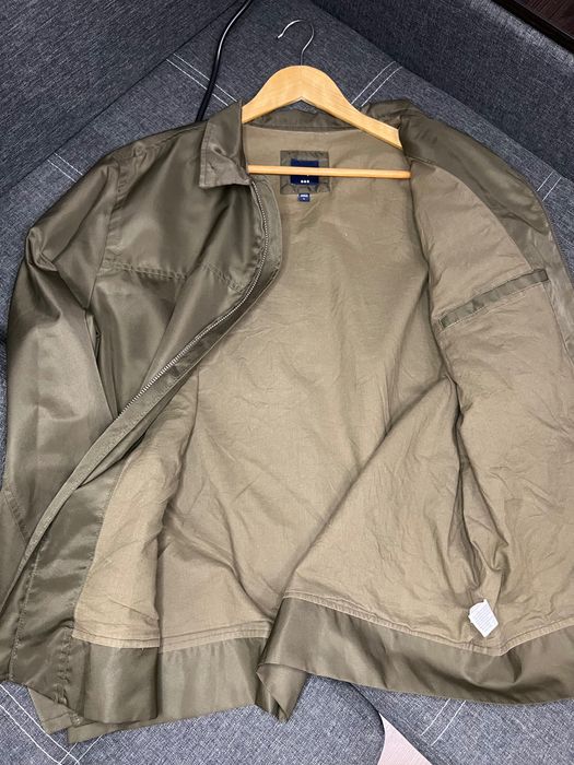 Gap Harrington харінгтон бомбер куртка вітровка оливкова L стійка