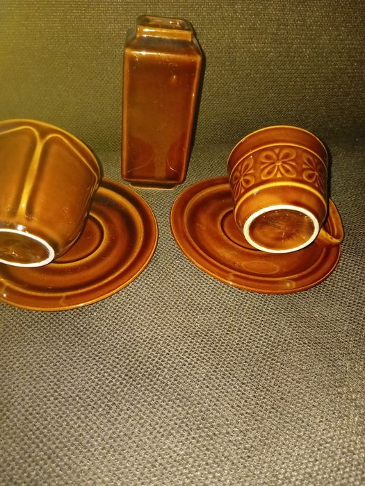 Pruszków wazonik  i 2 filiżanki