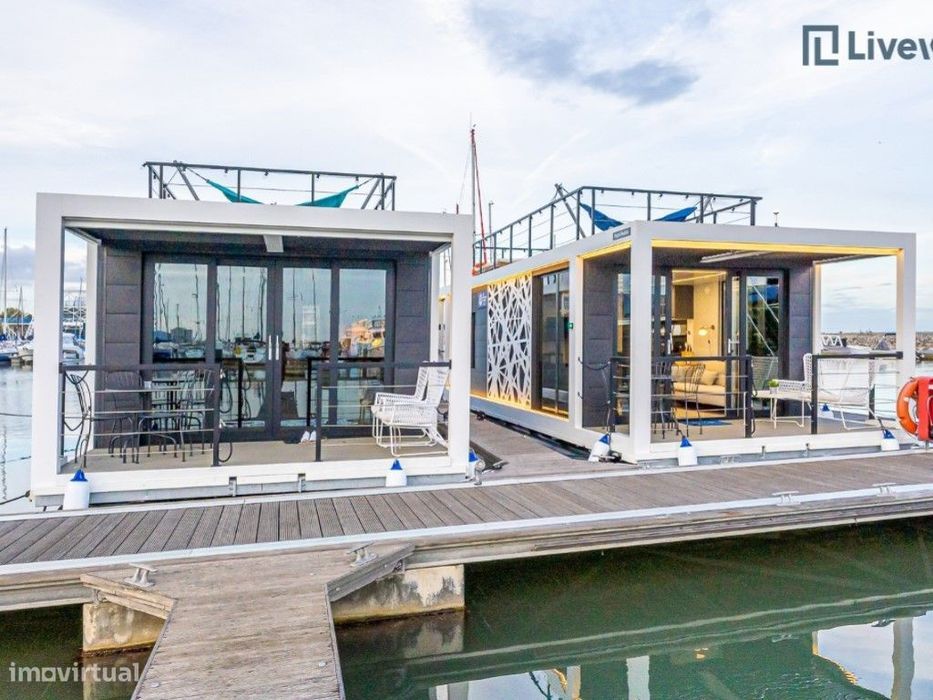 Casa barco com 2 quartos com rendimento fixo de 10% | rendimento pa...