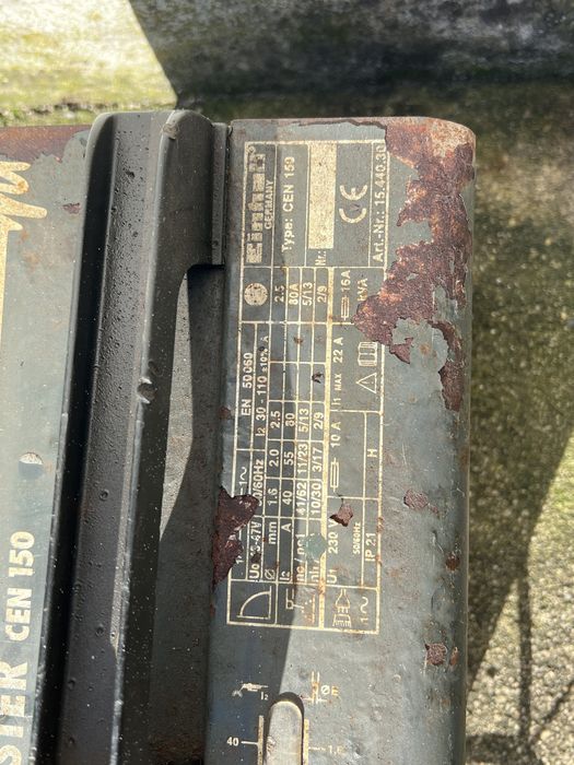 Aparelho de soldadora- elétrodo