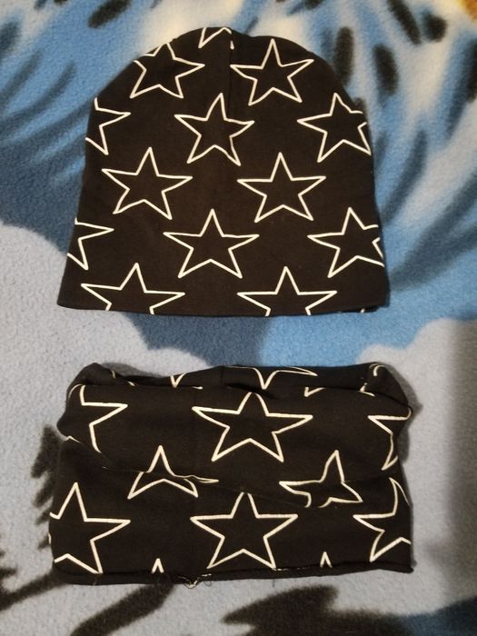Шапка снуд трикотажные комплект