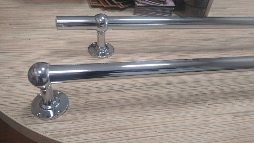 Balustrada schodowa Poręcz z rurki fi 32+uchwyty /Solidne/NOWE