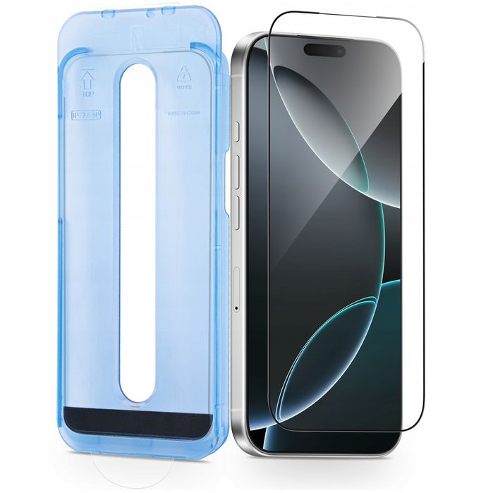Szkło Hartowane Pełne Do Iphone 17 Pro Max Z Ramką Do Montażu