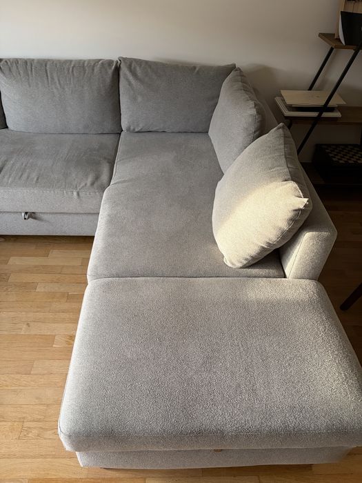 Sofa cama gato preto cinzento