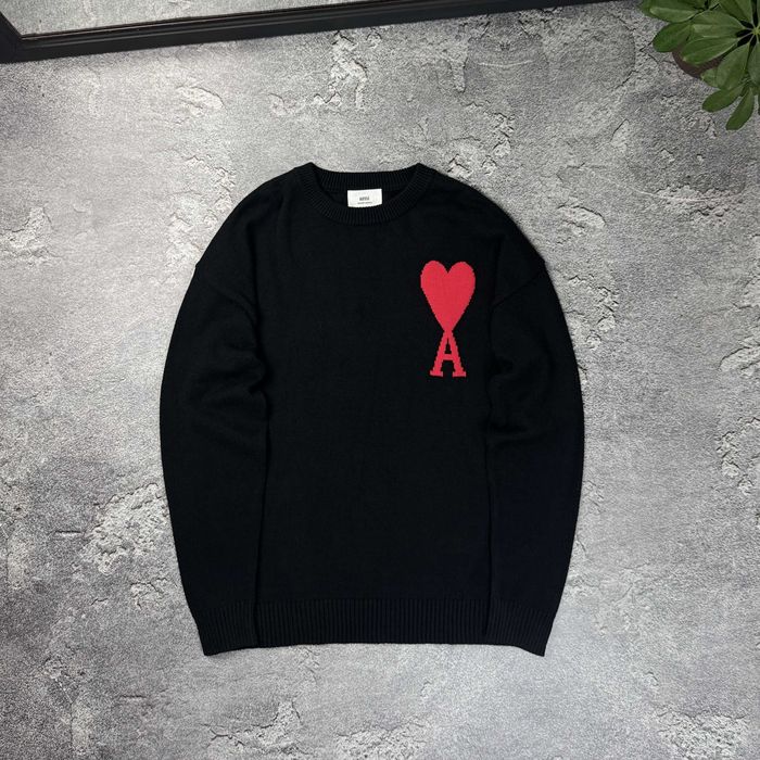 Светр AMI Paris з преміум бавовни кофта свитер ами