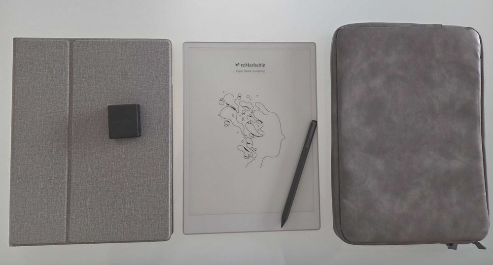 reMarkable Paper Pro como novo + Marker Plus + 2 capas + garantia
