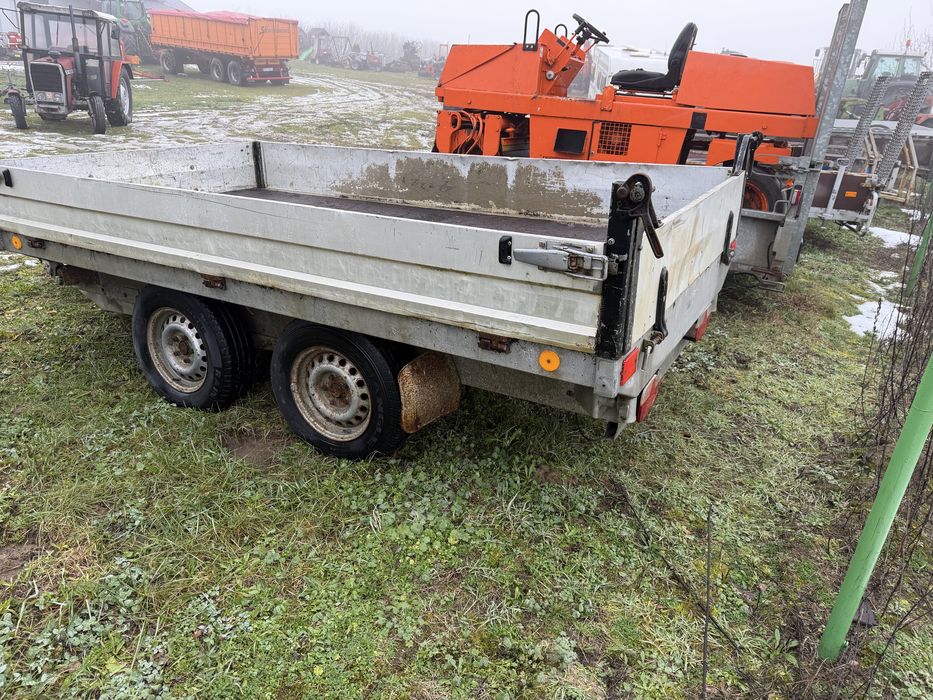 Przyczepka samochodowa kiper do koni Polecam