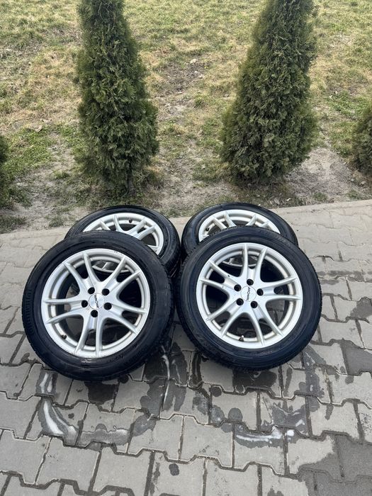 Комплект титанів R16 5x100 з літньою резиною 205/55/16 VW Golf: 11 000 ...