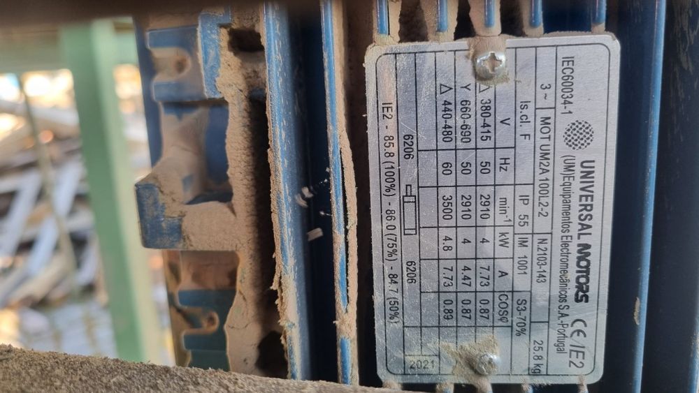 Aspiração de 3 sacos