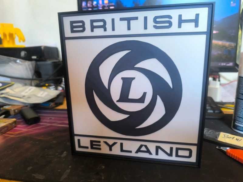 Lightbox Luminaria decorativa British Leyland