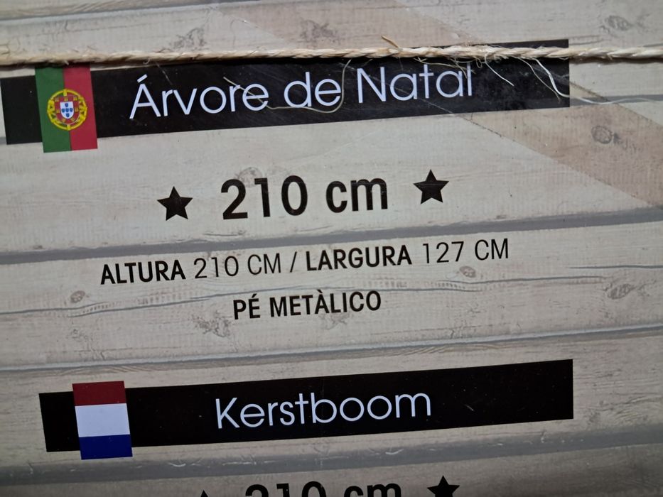Árvore de Natal artificial 210cm