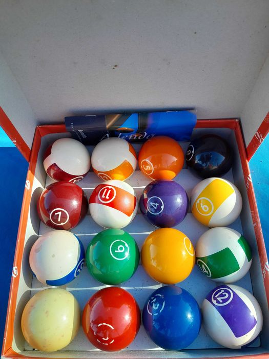 Bolas ARAMITH snooker bilhar 4 caixas