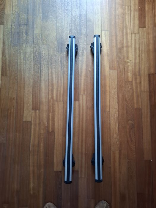 Barras tejadilho para veiculos com barras longitudinais