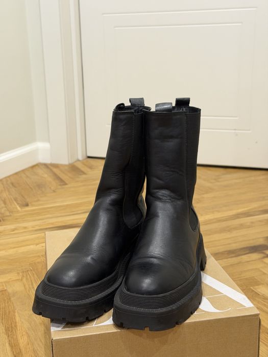 Черевики шкіряні зимові