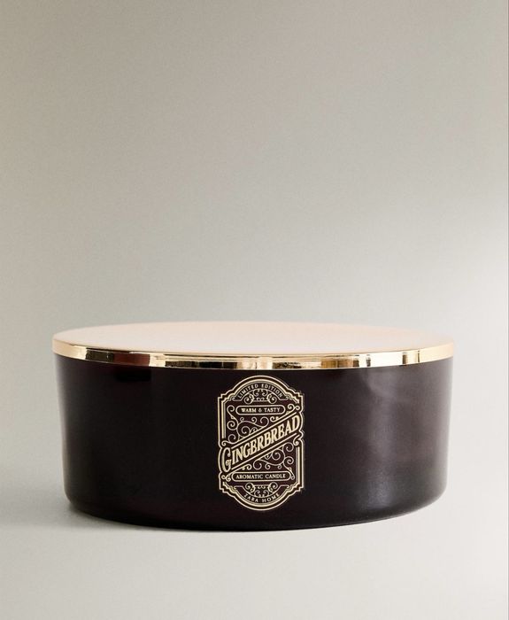 (900 G) Vela Aromática GINGERBREAD Zara Home NOVO