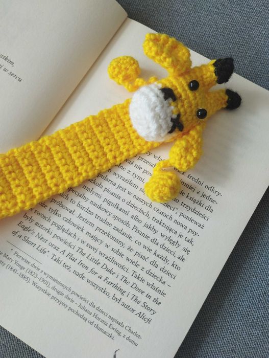 zakładka do książki - żyrafa handmade