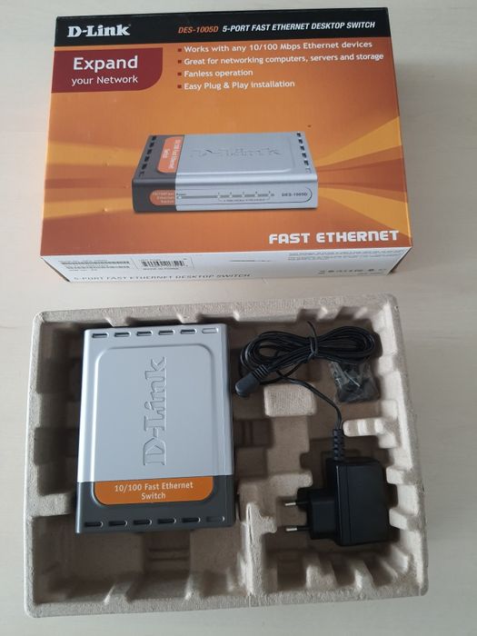 Маршрутизатор D-Link DES-1005D 5 port