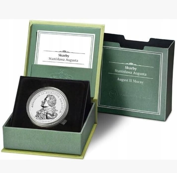 Odbiór Śląsk August II MOCNY 50 pln Skarby Stanisława Augusta SSA