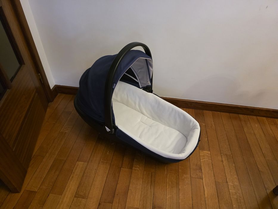 Trio Chicco Activ3 – Carrinho Todo-o-Terreno + Ovo + Alcofa (Excelente