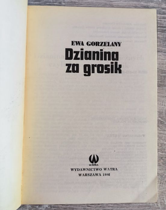 Dzianina za grosik Ewa Gorzelany
