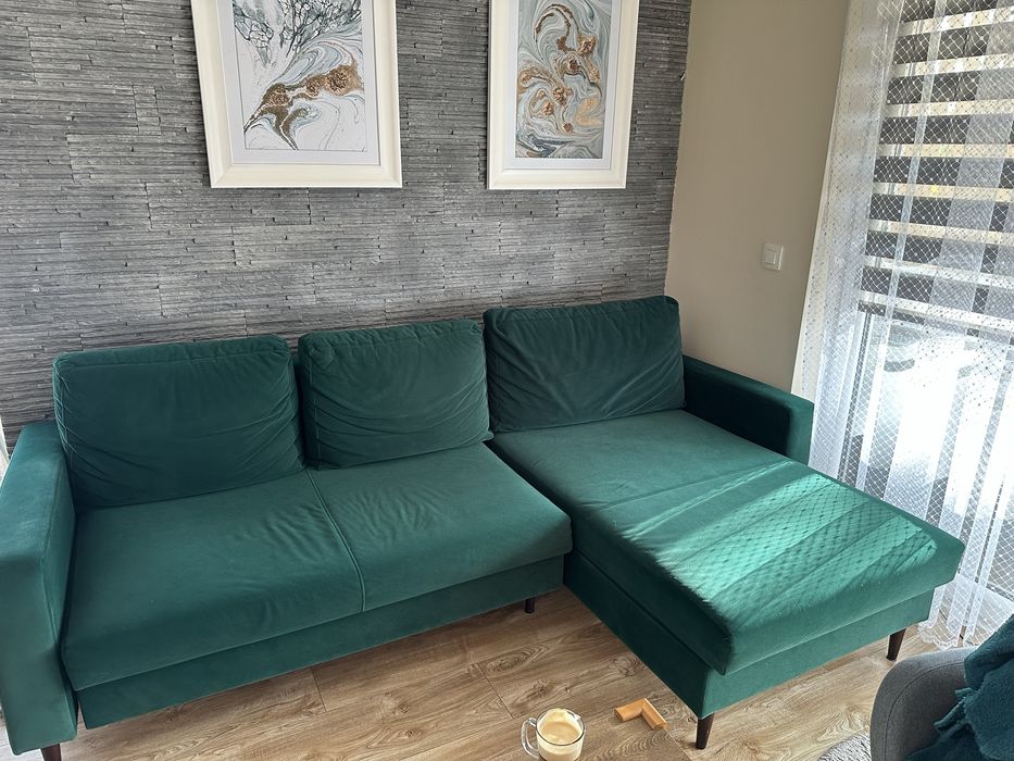 Narożnik butelkowa zieleń