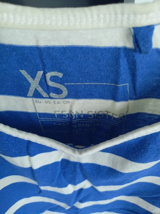 Bluzka na ramiączkach koszulka w paski