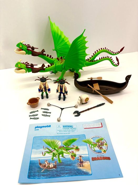 Playmobil 9458 dragons jak wytresować smoka Jot & Wym Szpadka i Mieczy