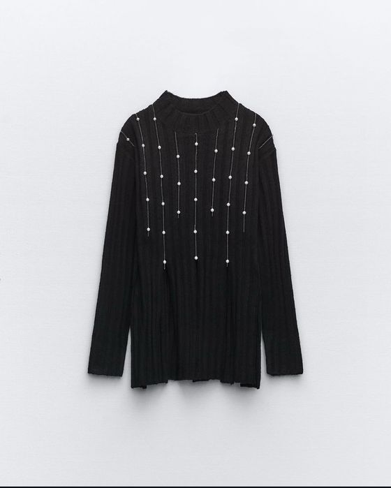 Светр Zara з бусинами