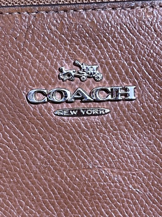 Mala Crossbody Coach Original em Pele Castanha – Modelo F36063