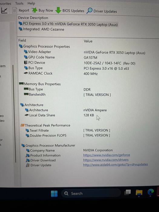 Laptop Asus ROG Gamingowy Notebook Zephyrus GA401Q Biały Jak Nowy WWA