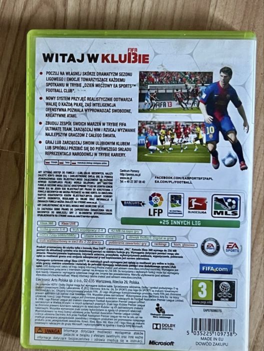 FIFA 13 płyta gra