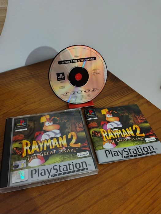 Lote 2 jogos  Ps1 Rayman