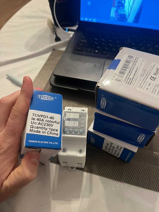 Реле контроля напряжения TOMZN[TOVPD1-40-EC]-40A!