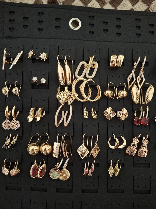 Сережки медичне золото