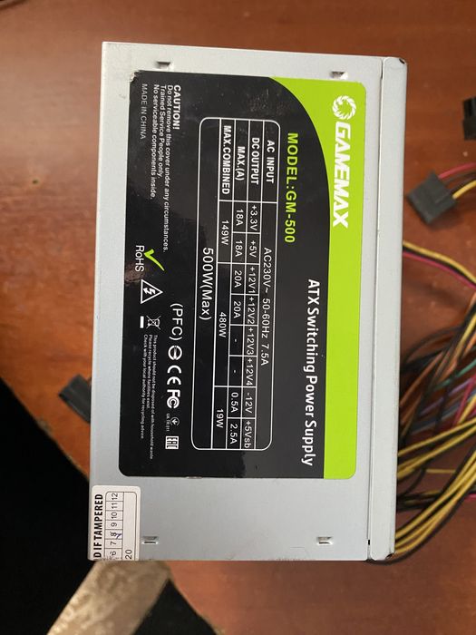 Блок питания GameMax GM-500 500W