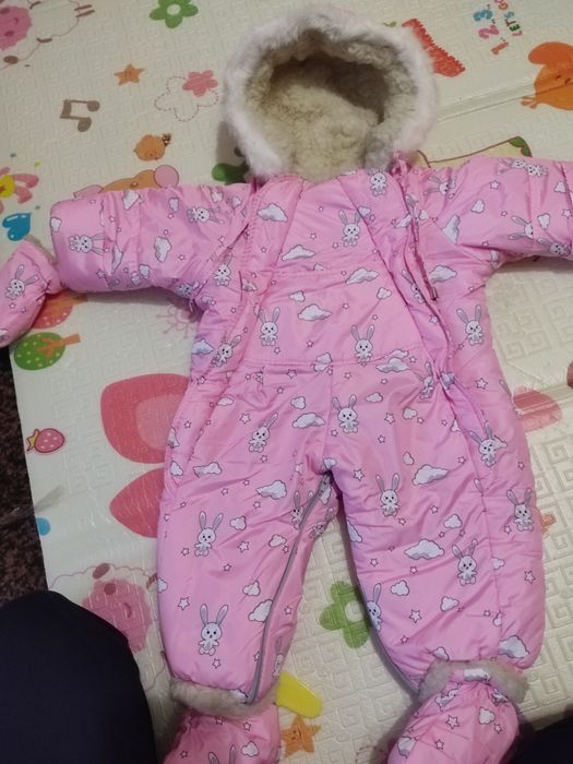 Комбенізон дитячий зимовий 0-12