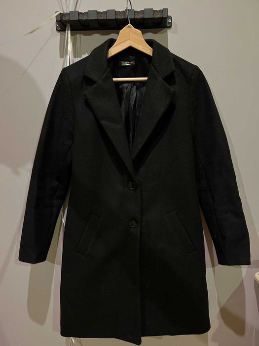 Płaszcz damski czarny