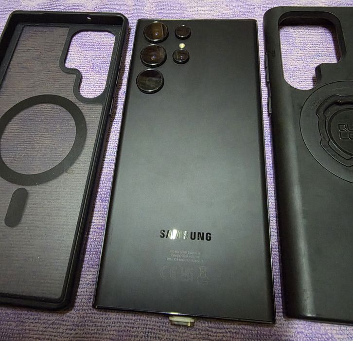 Samsung galaxy S23 ultra 512 capa quadlock e capa tpu protector ecrã e câmara