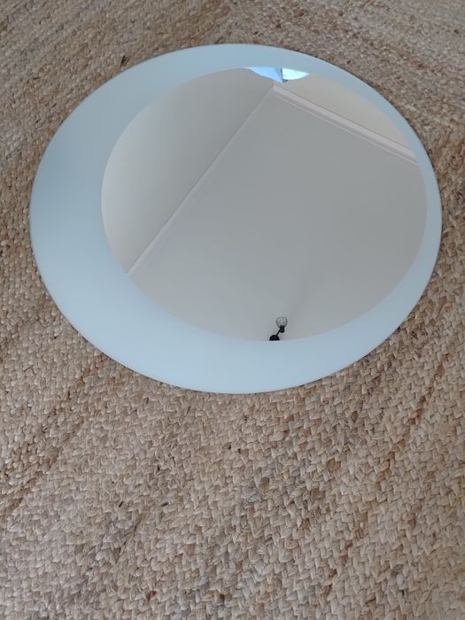 Espelho redondo 70 cm+foco