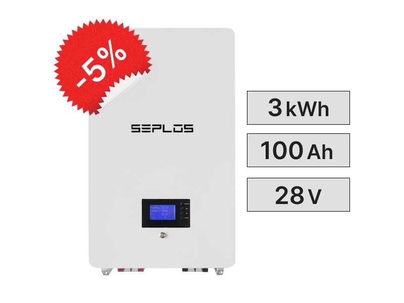 ЗНИЖКА! Акумуляторний блок Seplos NILE-100 28V 100Ah 3kWh LiFePO4