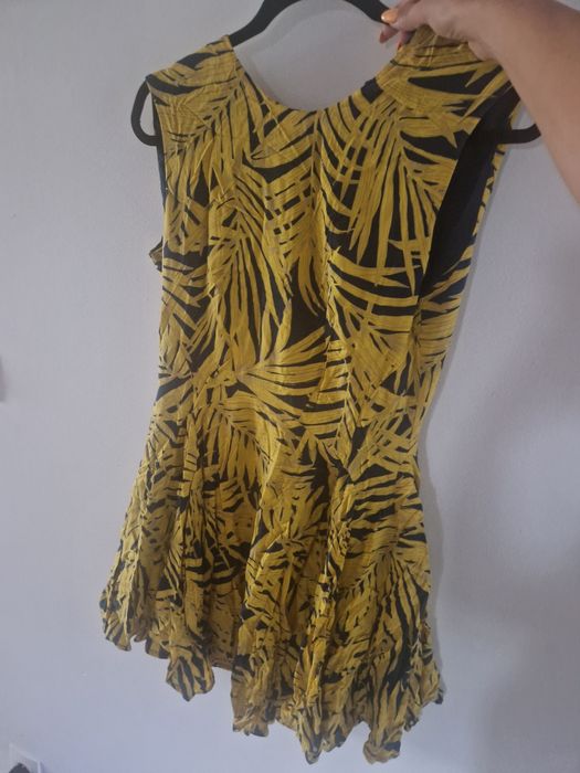 Piękna sukienka hm liście 38 M
