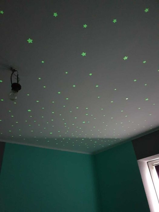 Gwieździste niebo naklejki do pokoju dziecka gwiazdki 400 sztuk